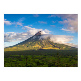 Plakat samoprzylepny Wulkan Mayon na Filipinach