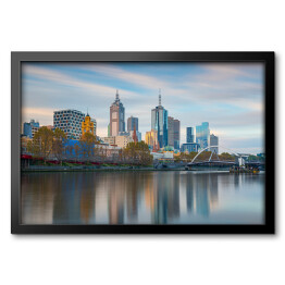 Obraz w ramie Panorama australijskiego Melbourne 