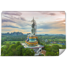 Fototapeta Zmierzch przy Buddha Wat Nong Hoi