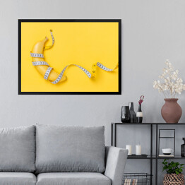 Obraz w ramie Banan i metr krawiecki