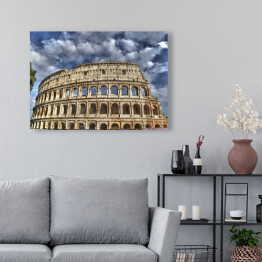 Obraz na płótnie Pochmurne niebo nad Koloseum