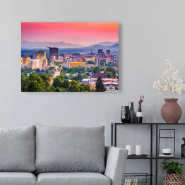 Obraz na płótnie Panorama Asheville, Karolina Północna, USA 