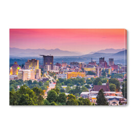 Obraz na płótnie Panorama Asheville, Karolina Północna, USA 