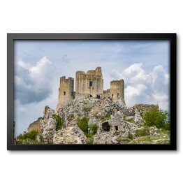 Obraz w ramie Widok zamku Rocca Calascio, Abruzzo, Włochy