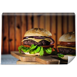 Fototapeta Świeży smaczny burger