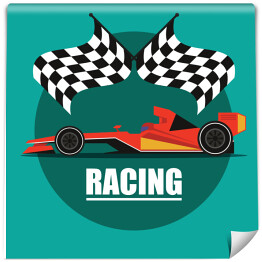 Plakat wyścigowy Formuły 1 