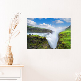 Wodospad Gullfoss, atrakcja turystyczna Islandii