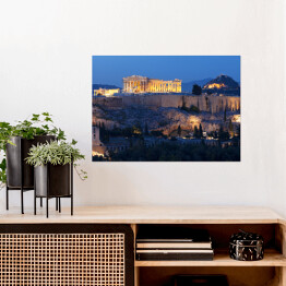 Plakat samoprzylepny Akropol, Ateny w Grecja 