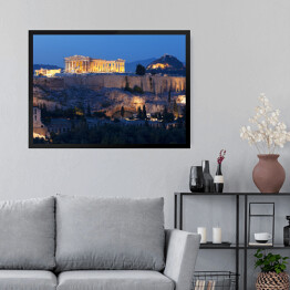 Obraz w ramie Akropol, Ateny w Grecja 