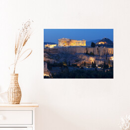 Plakat samoprzylepny Akropol, Ateny w Grecja 