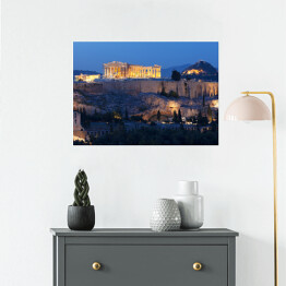 Plakat Akropol, Ateny w Grecja 