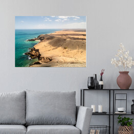 Plakat samoprzylepny Wybrzeże La Guajira - półwysep w Kolumbii