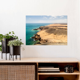 Plakat samoprzylepny Wybrzeże La Guajira - półwysep w Kolumbii