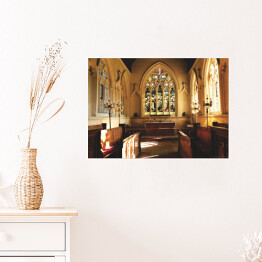 Plakat Piękne wnętrze kościoła