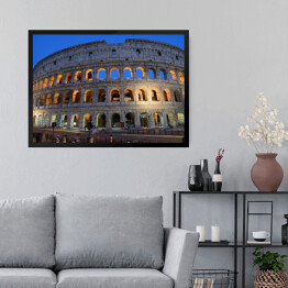 Obraz w ramie Koloseum w nocy