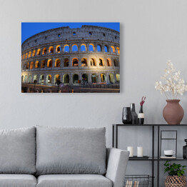 Obraz na płótnie Koloseum w nocy