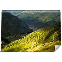 Fototapeta Mieniąca się zielenią Święta Dolina Inków, Peru