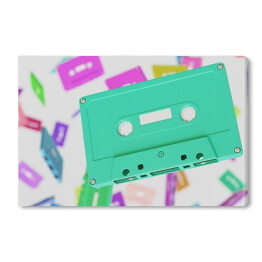Wibrująca kolorowa kaseta