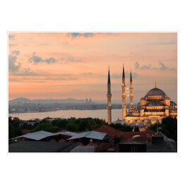 Plakat Panorama meczetu Sultan Ahmed