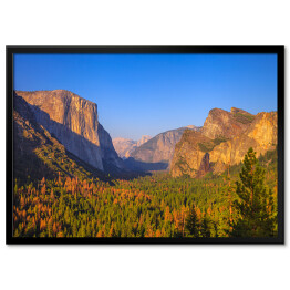 Plakat w ramie Park Narodowy Yosemite, Kalifornia, Stany Zjednoczone