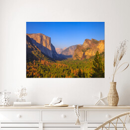 Plakat samoprzylepny Park Narodowy Yosemite, Kalifornia, Stany Zjednoczone