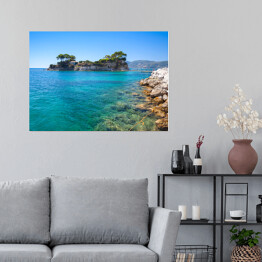 Plakat samoprzylepny Wyspa Zakynthos, Grecja