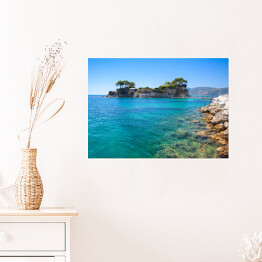 Plakat samoprzylepny Wyspa Zakynthos, Grecja