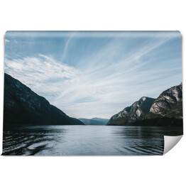 Fototapeta Spokojne jezioro w Norwegii