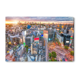 Shibuya, widoku z góry w Tokio
