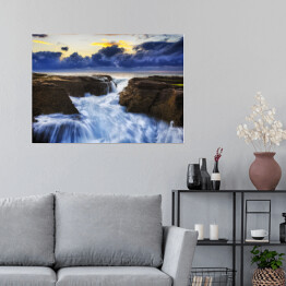 Plakat samoprzylepny Rwący strumień rzeki, Australia