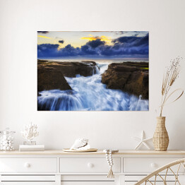 Plakat samoprzylepny Rwący strumień rzeki, Australia