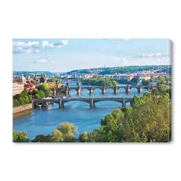 Mosty w Pradze latem - Republika Czeska