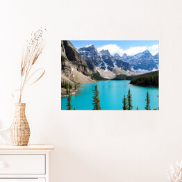 Plakat samoprzylepny Moraine Lake, Park Narodowy Banff, Kanada