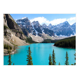 Plakat Moraine Lake, Park Narodowy Banff, Kanada