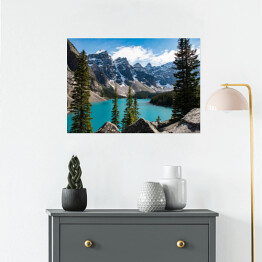Plakat Moraine Lake, Park Narodowy Banff, Kanada