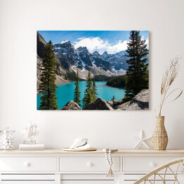 Obraz na płótnie Moraine Lake, Park Narodowy Banff, Kanada