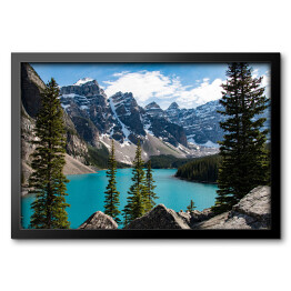 Obraz w ramie Moraine Lake, Park Narodowy Banff, Kanada
