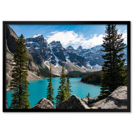 Plakat w ramie Moraine Lake, Park Narodowy Banff, Kanada
