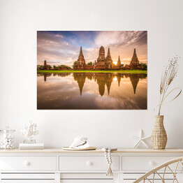 Plakat Ayutthaya, Tajlandia