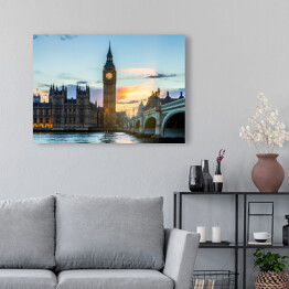 Obraz na płótnie Big Ben i Westminster w Londynie