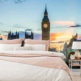 Fototapeta winylowa zmywalna Big Ben i Westminster w Londynie