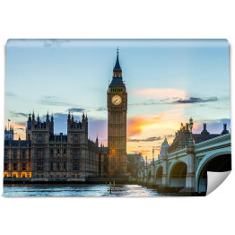 Fototapeta winylowa zmywalna Big Ben i Westminster w Londynie