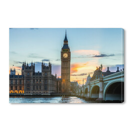 Obraz na płótnie Big Ben i Westminster w Londynie