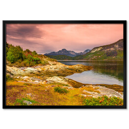 Plakat w ramie Wspaniały krajobraz Parku Narodowego Tierra del Fuego, Argentyna