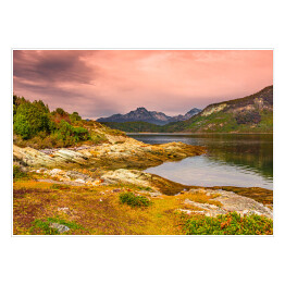 Plakat Wspaniały krajobraz Parku Narodowego Tierra del Fuego, Argentyna