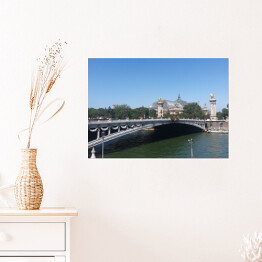 Plakat samoprzylepny Most Alexandra III w Paryżu