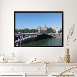 Obraz w ramie Most Alexandra III w Paryżu