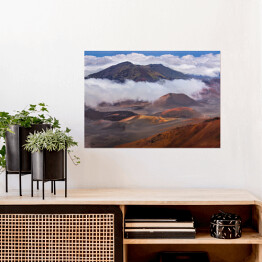 Plakat samoprzylepny Góra Krateru Haleakala