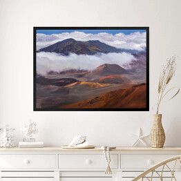 Obraz w ramie Góra Krateru Haleakala