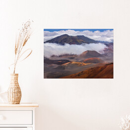 Plakat samoprzylepny Góra Krateru Haleakala